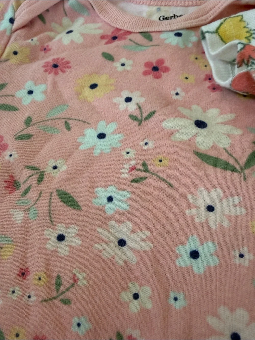 Baby Girls Floral & Character Onesie Bundle - Mixed Patterns 6-12months